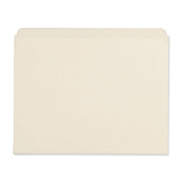 Business Source File Folder- Straight-Cut Tab- 11 Pt- Letter- Manila BSN43565 - main